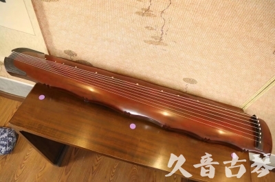 苗栗县●久音古琴  ●典藏系列 20230726 [红洒金竹节]